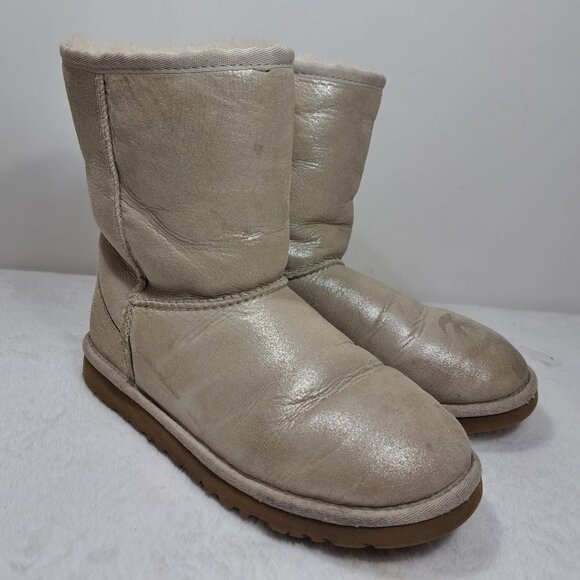UGG Australia Women's Size 6 Classic Short Gray Boots S/N‎ 1000792 - Picture 1 of 12